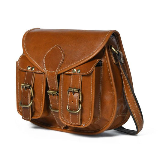 2 Pocket Leather Sling for Women